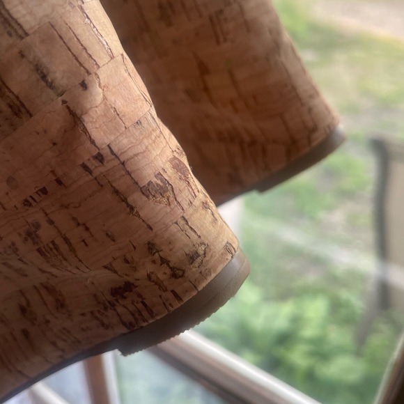 Cork wedge black heels - Picture 9 of 9